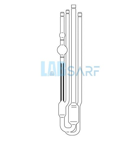 4 Uçlu Ubbelohde Viskozimetreler (ASTM)